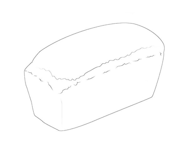 Раскраска хлеб