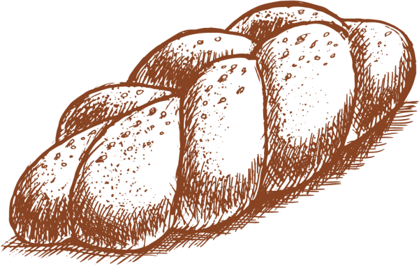 Эскиз хлебобулочных изделий в карандаше