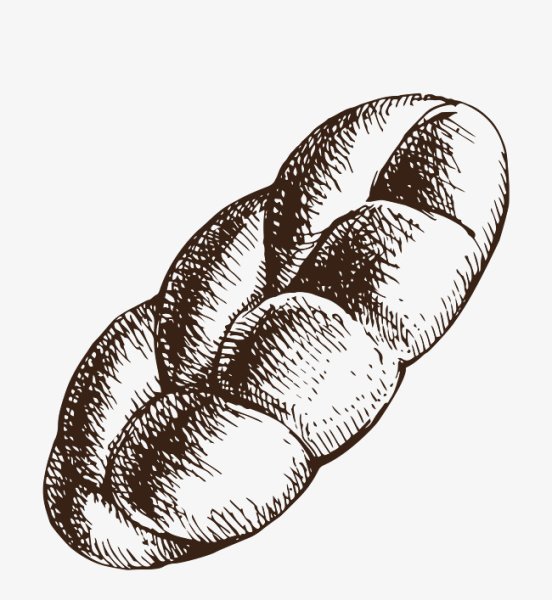 Раскраска хлебобулочные изделия