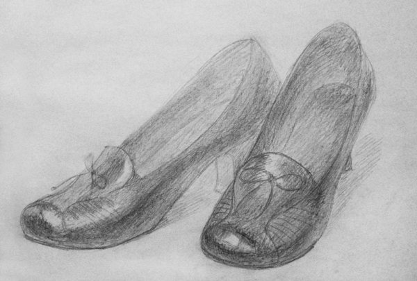 Туфли карандашом
