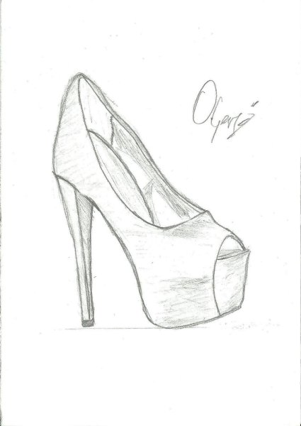 Туфли зарисовки