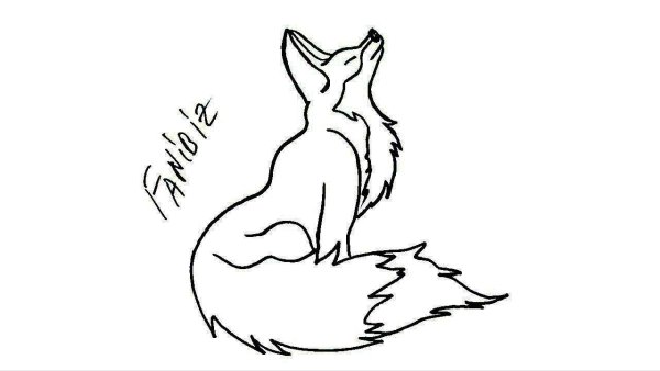 Рисунки для срисовки лиса