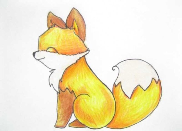 Рисунки для срисовки лиса