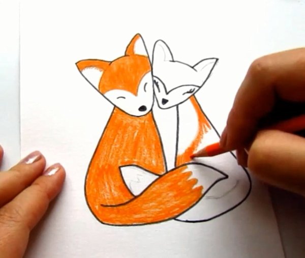 Как нарисовать лисичку