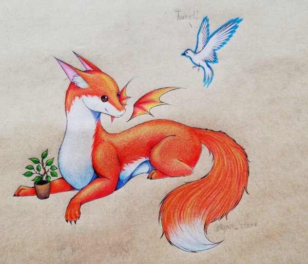 Рисунки для срисовки лисички