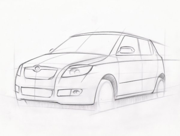 Машина рисунок