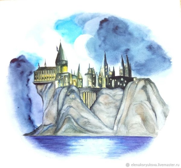 Хогвартс рисунок