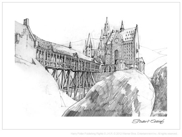 Косой переулок Гарри Поттер скетч