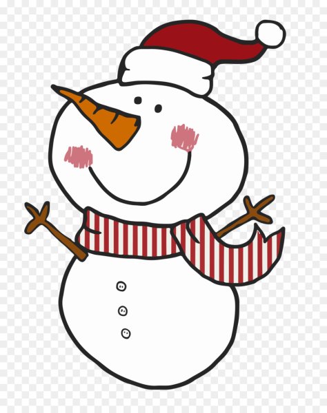 Снеговик раскраска