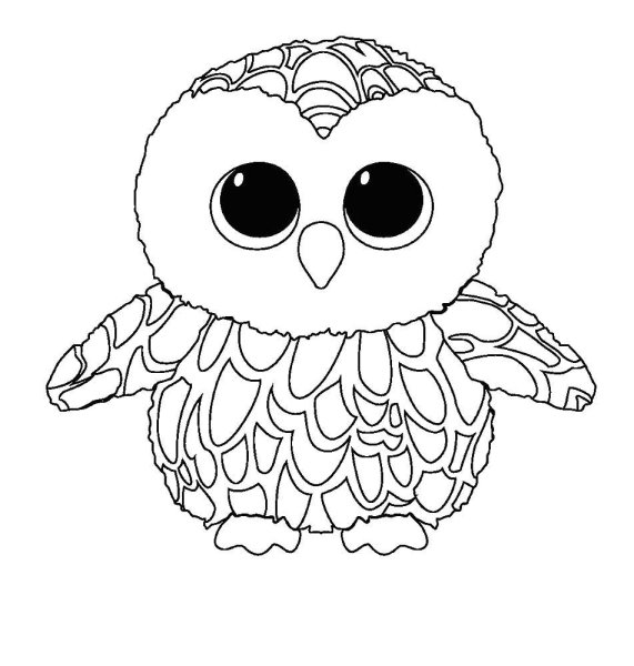 Раскраска Beanie Boo