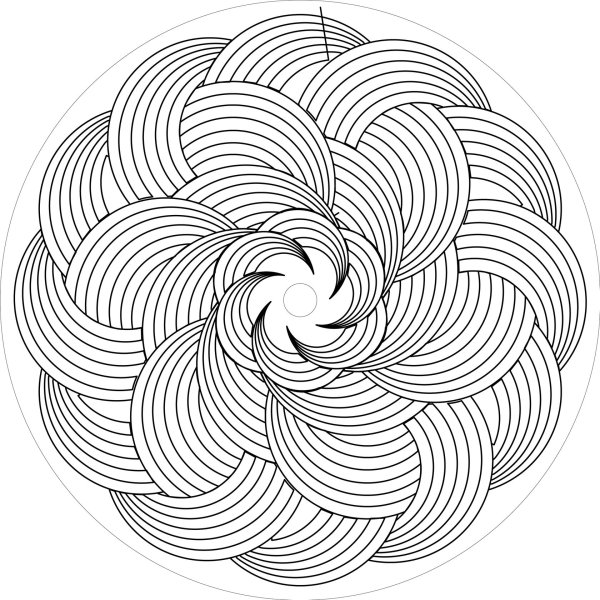 Раскраска антистресс узоры
