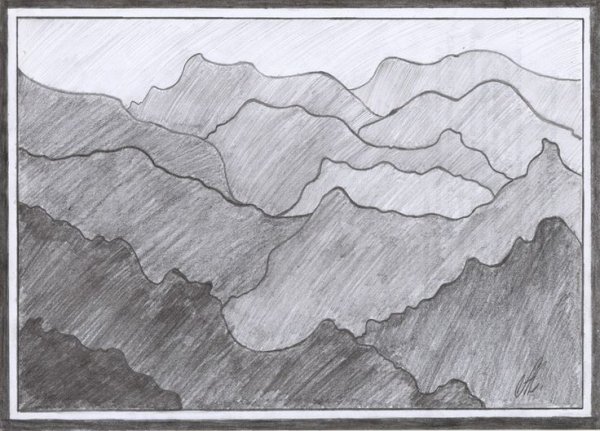 Штриховка карандашом