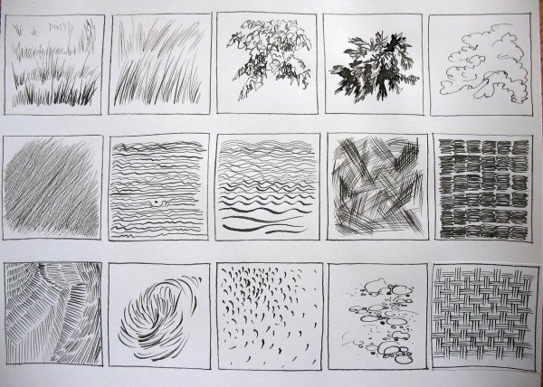 Рисование штриховкой