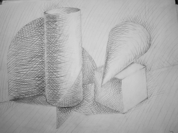 Рисунки штриховкой