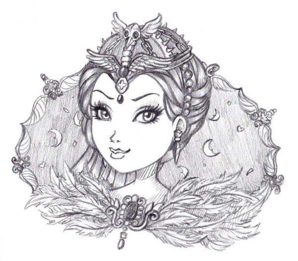 Королева рисунок для детей