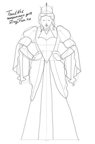 Раскраска Королева