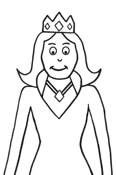 Снежная Королева раскраска