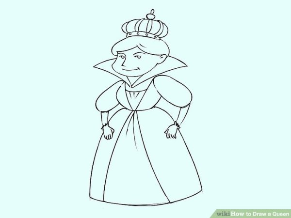 Снежная Королева карандашом