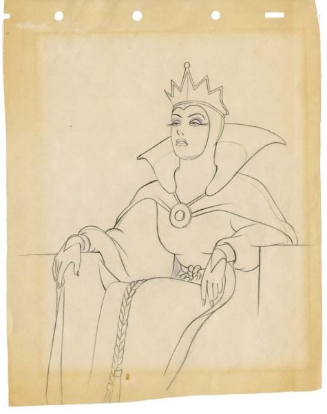 Королева нарисовать карандашом