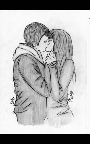 Рисунки для срисовки любовь