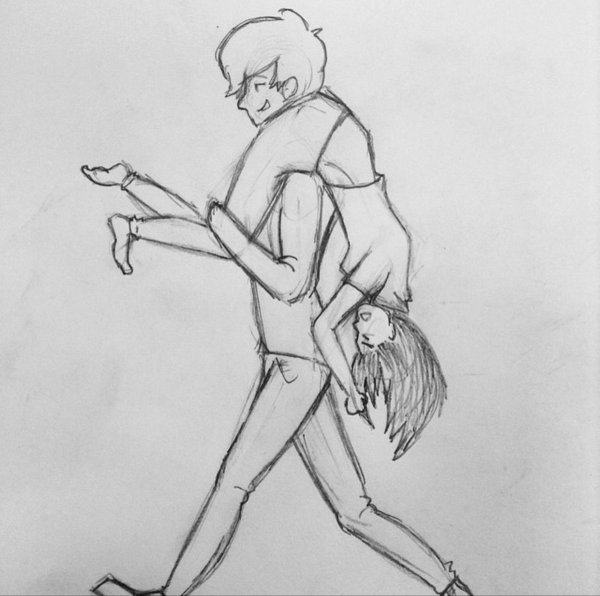 Рисунки для срисовки пары легко