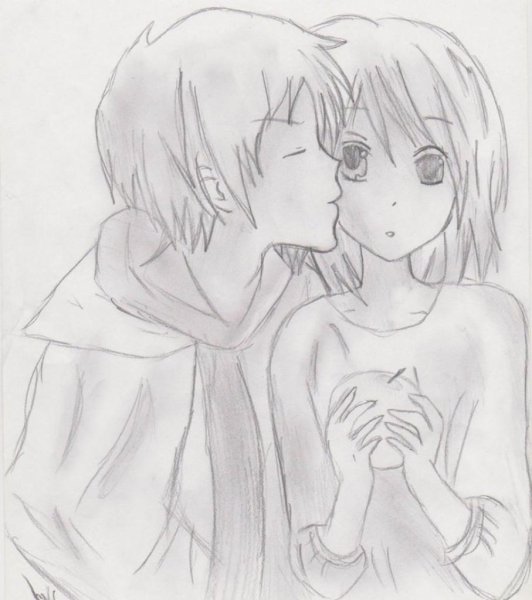 Парочки для срисовки легкие