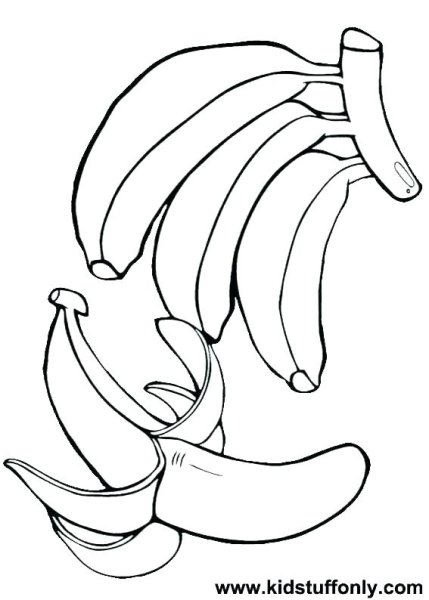 Банан для срисовки