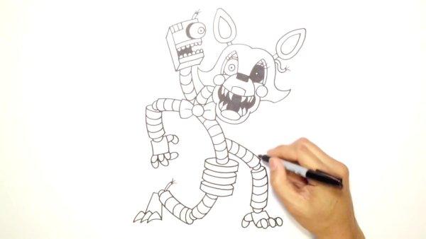 Срисовать АНИМАТРОНИКОВ