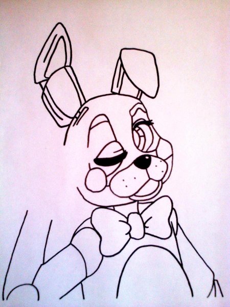 ФНАФ для срисовки той Бонни