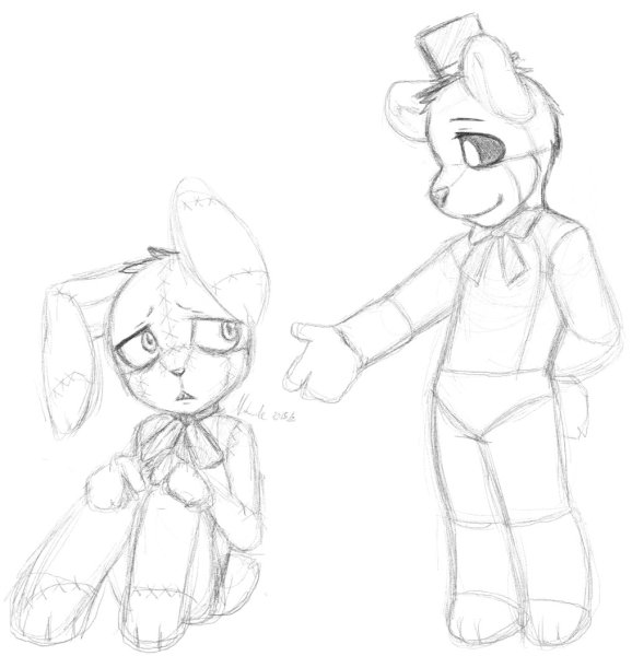 ФНАФ для срисовки