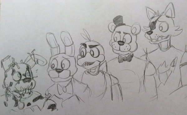 ФНАФ арты для срисовки Фредди