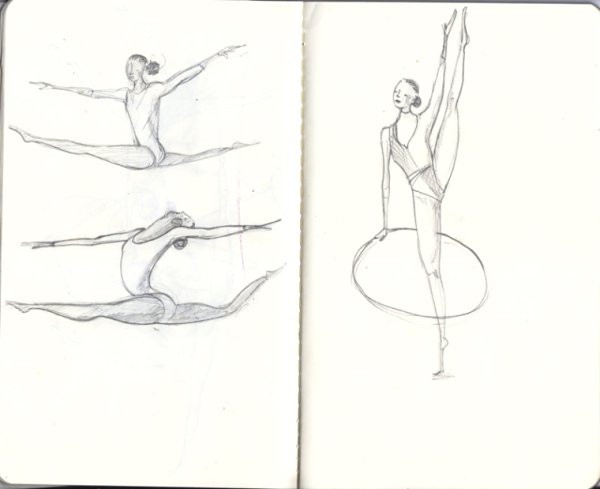 Гимнастка карандашом