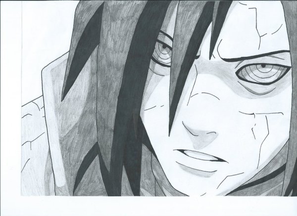 Учиха Мадара для с рисовки
