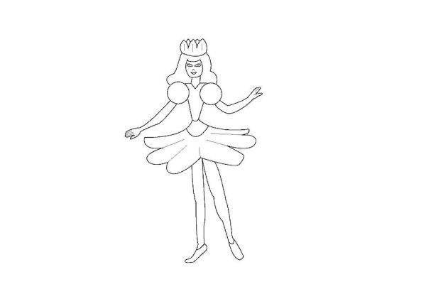 Дюймовочка раскраска