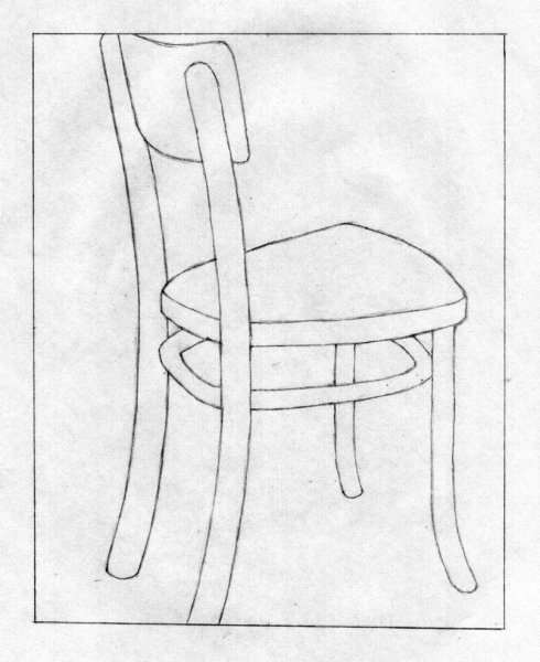 Стул карандашом