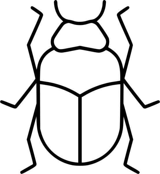 Жук скарабей раскраска для детей