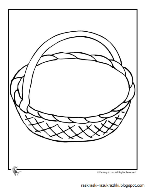 Корзина рисунок