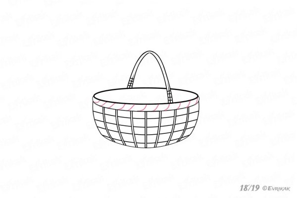 Корзинка для аппликации