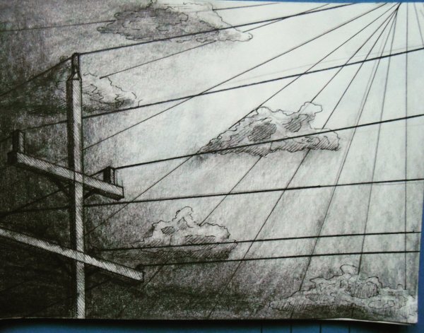 Нереальный рисунок карандашом