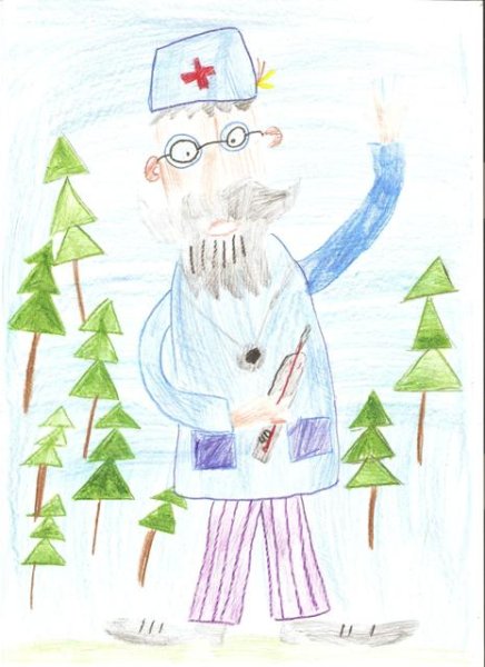 Нарисовать Айболита