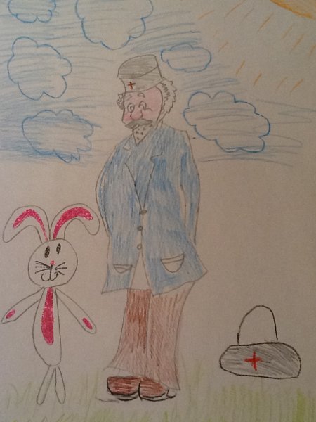 Чуковский Айболит раскраска