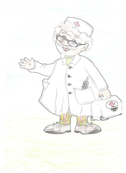 Доктор Айболит раскраска для малышей