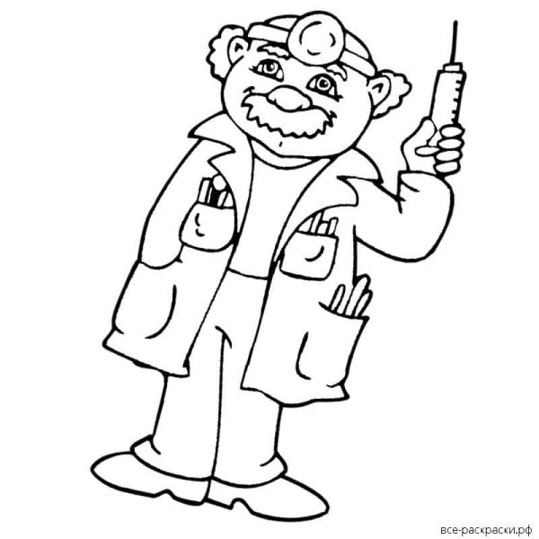 Рисунки детей на тему Айболит