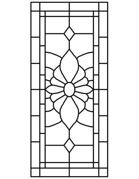 Витраж макет
