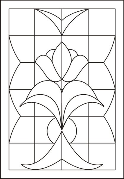 Витраж на бумаге