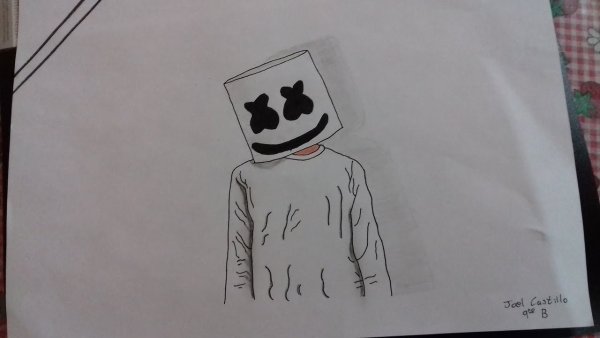 Маршмеллоу карандашом