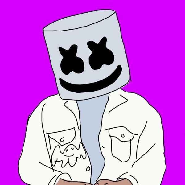 Маршмеллоу рисунок