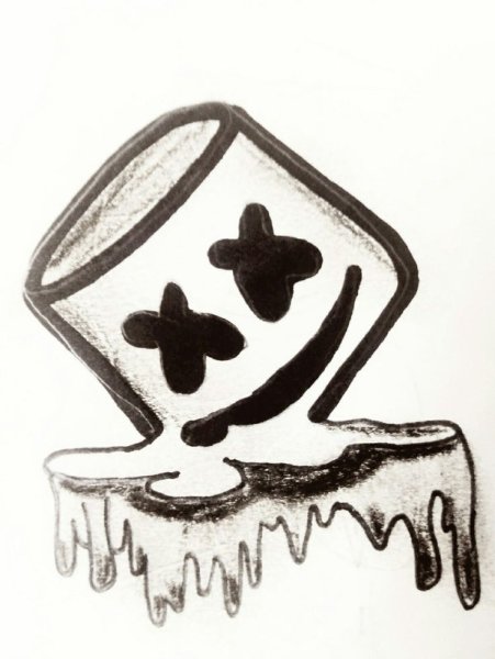 Маршмеллоу карандашом