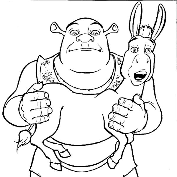 Шрек рисовать