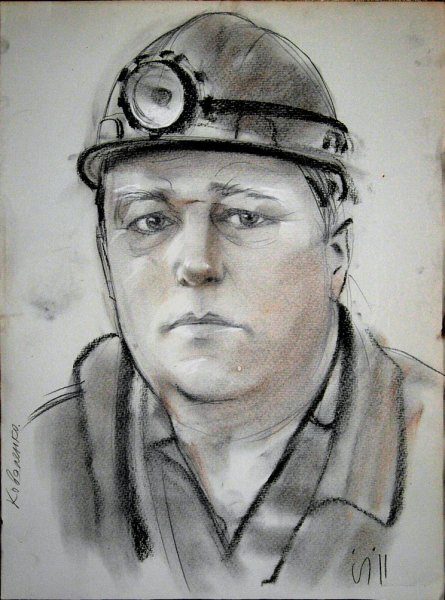 Рисунок Шахтера для детей